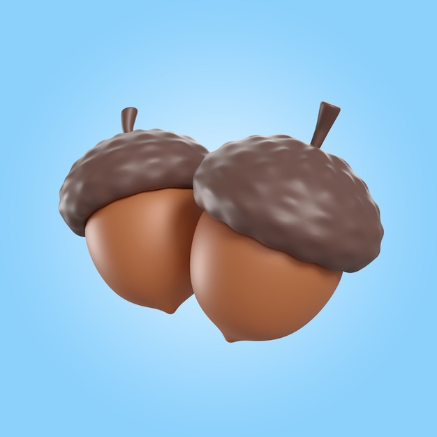 PSD gratuit icône de rendu 3d de thanksgiving