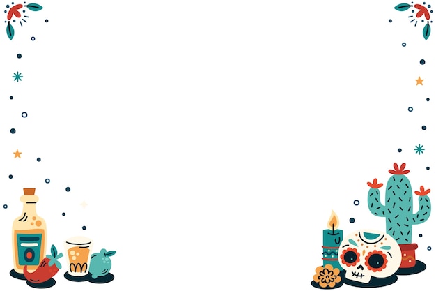 PSD gratuit illustration de l'élément dia de muertos
