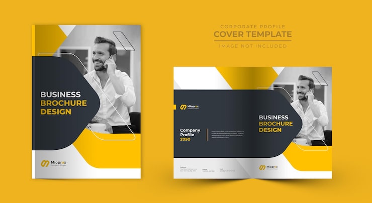PSD gratuit modèle de conception de couverture de profil d'entreprise