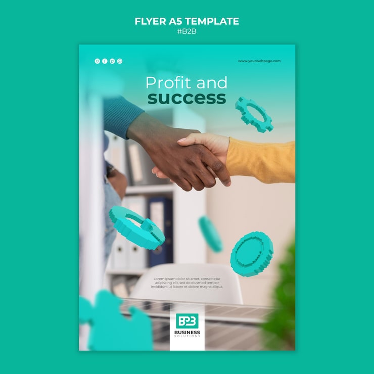 PSD gratuit modèle d'impression d'entreprise à entreprise
