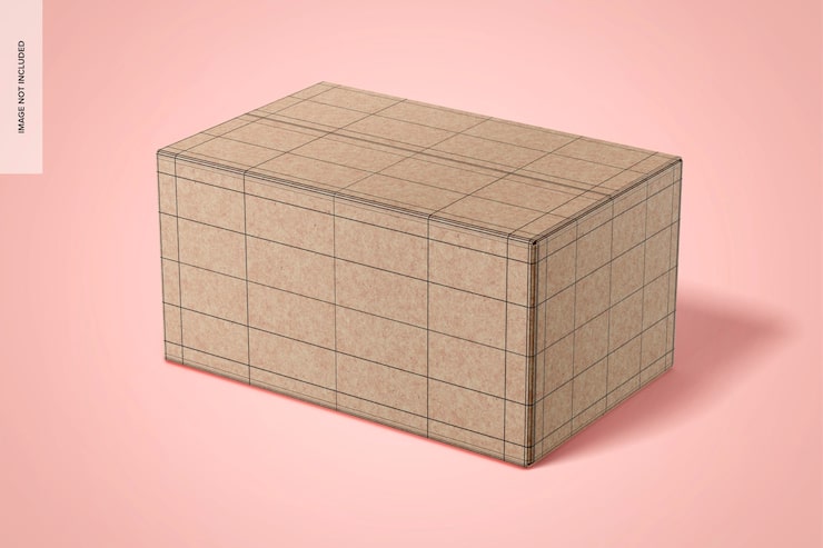 PSD gratuit perspective de la maquette de la boîte aux lettres