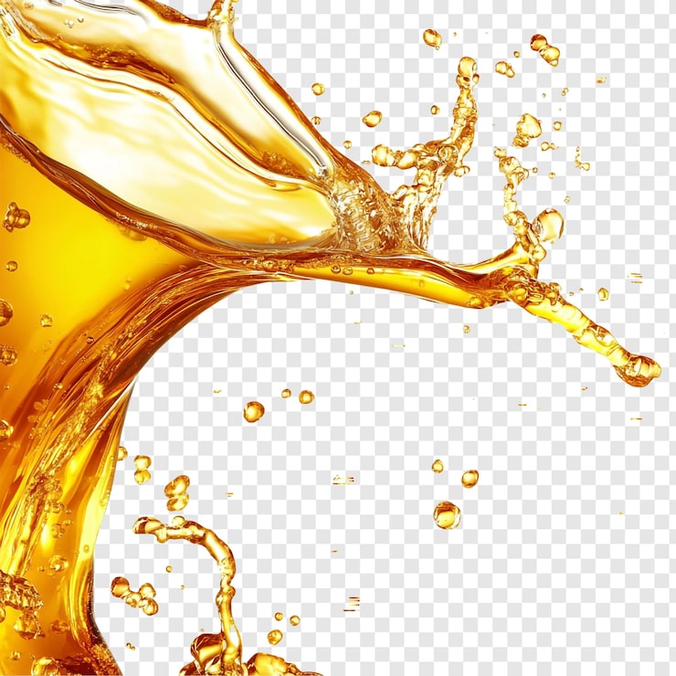 PSD gratuit photographie abstraite dynamique à éclaboussure liquide dorée