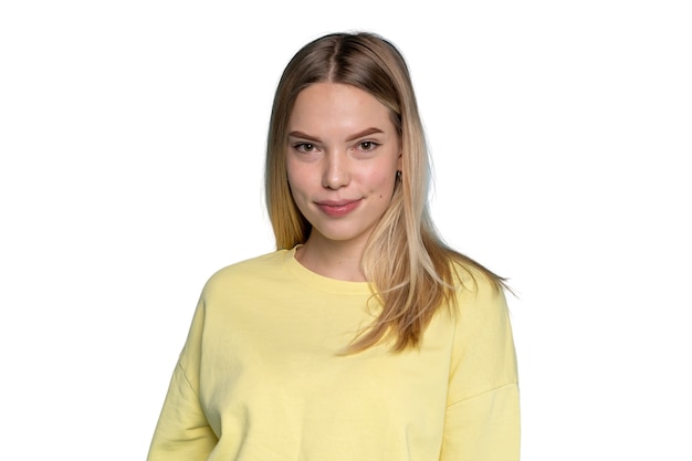 PSD gratuit portrait en studio de jeune adolescente