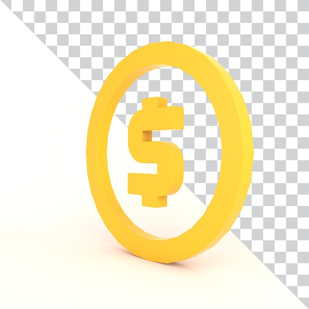 PSD gratuit signe de dollar à gauche