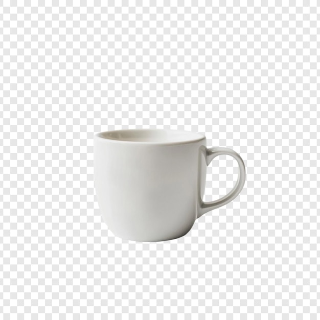 PSD gratuit une tasse blanche simple, propre et élégante