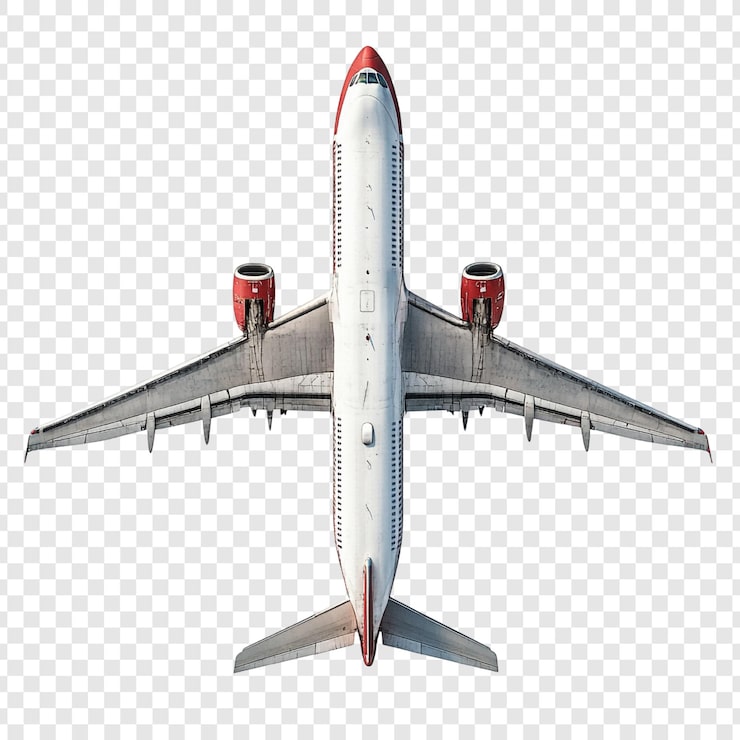 PSD gratuit vue aérienne de l'avion