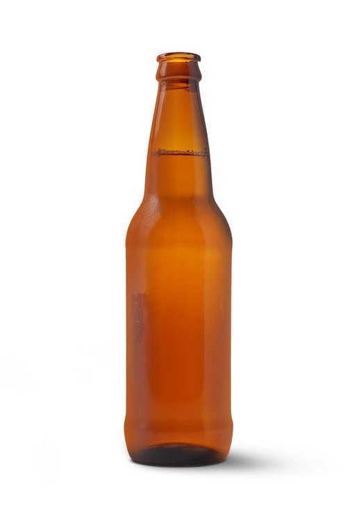 PSD gratuit vue rapprochée de la bière isolée