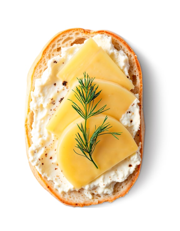 PSD gratuit vue rapprochée du sandwich au fromage appétissant