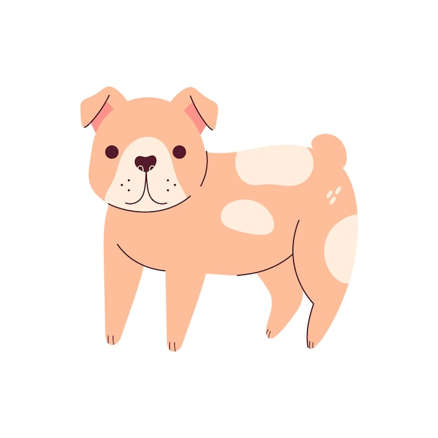 PSD grátis cachorro fofo isolado