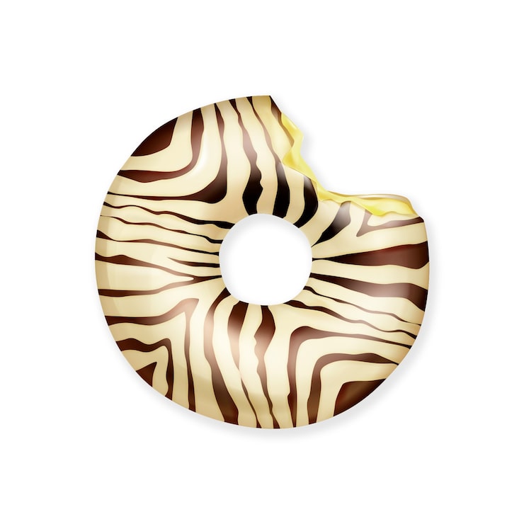 PSD grátis design de elementos de rosquinhas