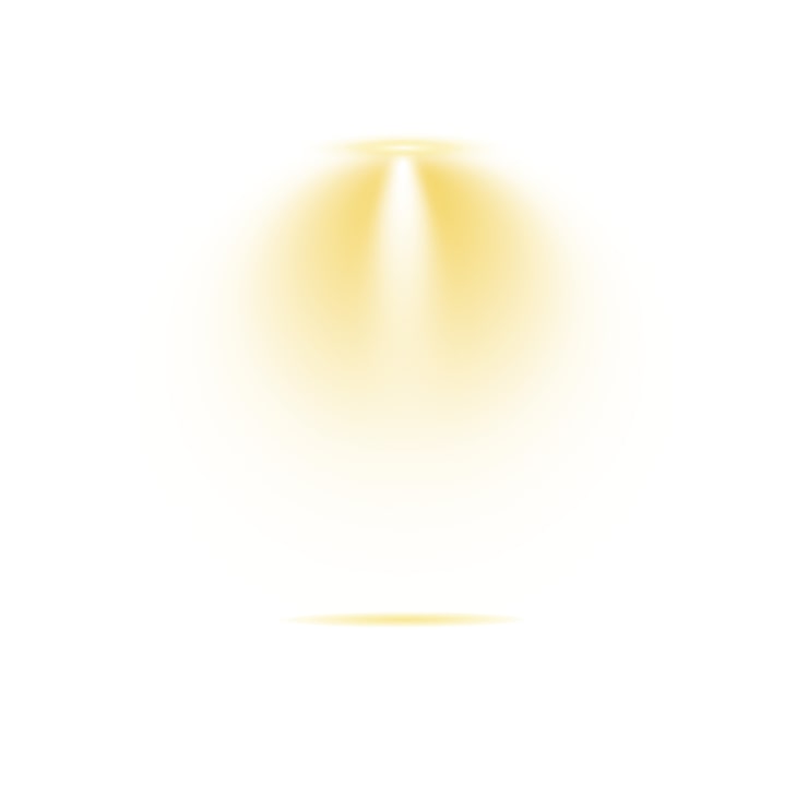 PSD grátis efeito de raio dourado de luz