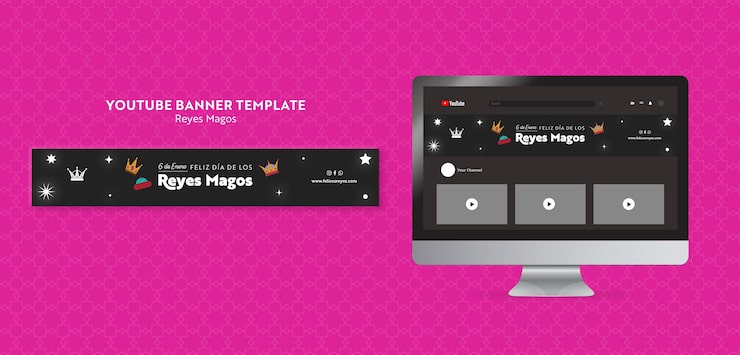 PSD grátis modelo de banner do youtube dos sábios