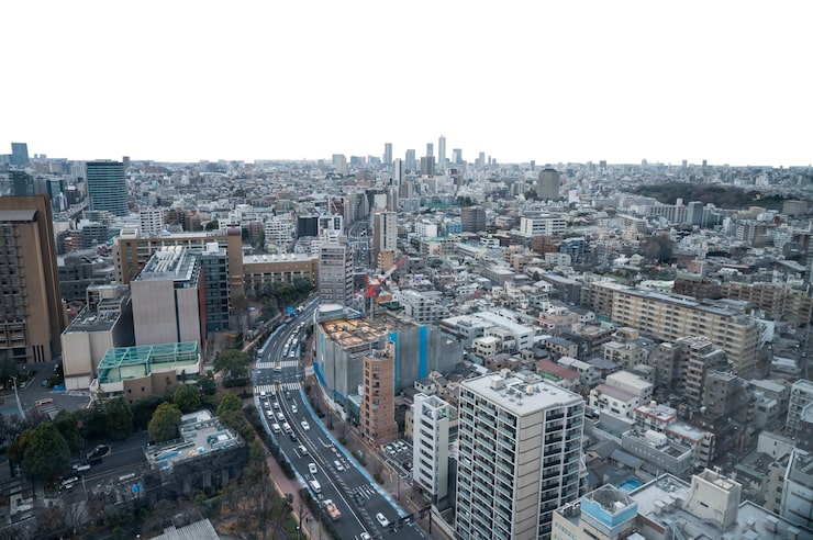 PSD grátis o horizonte da cidade isolado