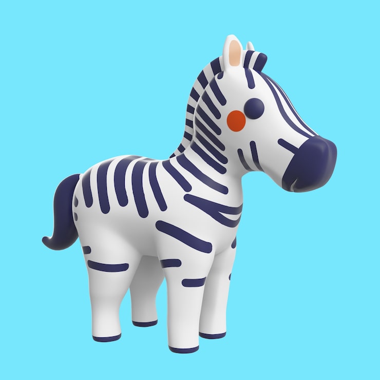 PSD grátis renderização 3d de animal selvagem