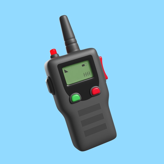 PSD grátis renderização 3d do ícone de bombeiro