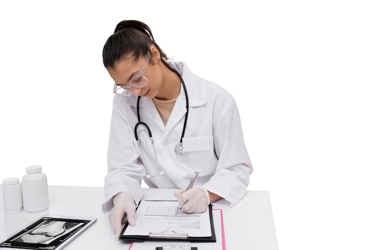 Miễn phí PSD bác sĩ chuẩn bị cho việc kiểm tra sức khỏe định kỳ