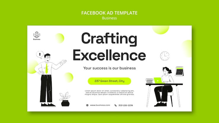 Miễn phí PSD mẫu facebook chiến lược kinh doanh