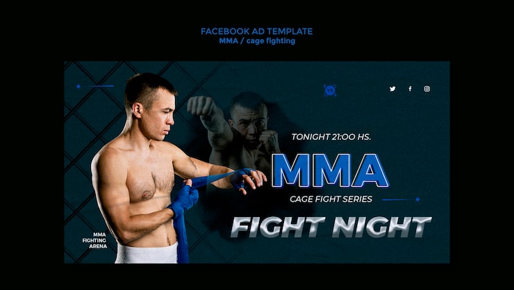 Miễn phí PSD mẫu facebook võ thuật tổng hợp