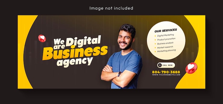 Miễn phí PSD mẫu thiết kế ảnh bìa facebook cho công ty và agency tiếp thị kỹ thuật số