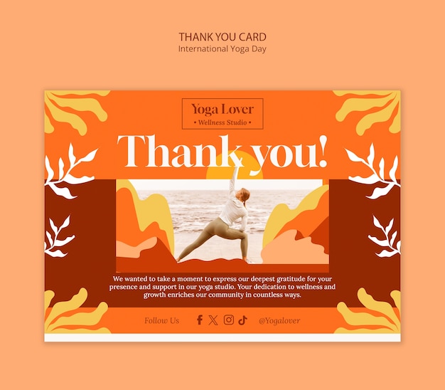 Miễn phí PSD mẫu thiết kế ngày yoga quốc tế