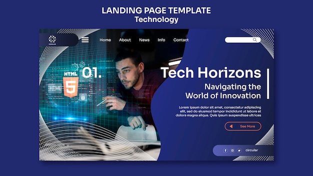 Miễn phí PSD thiết kế mẫu công nghệ