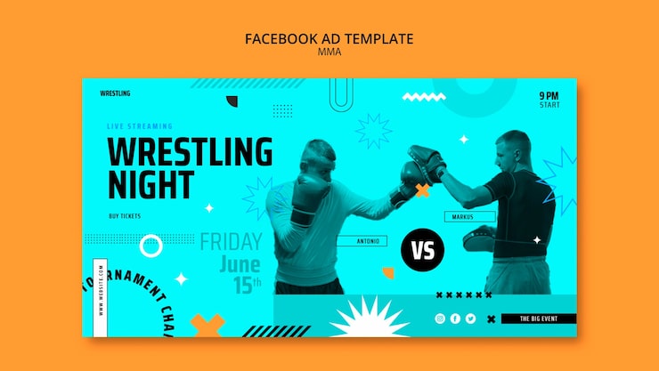 Miễn phí PSD thiết kế template mma