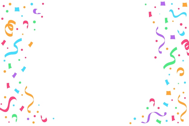 Miễn phí PSD thiết kế viền confetti