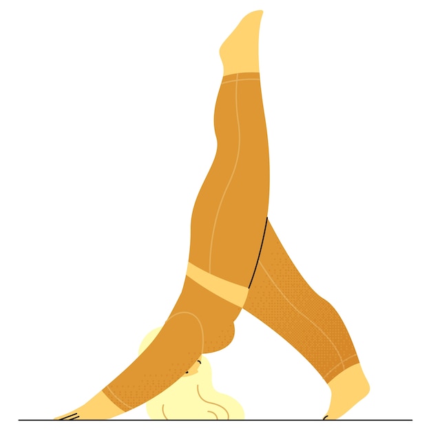 Miễn phí PSD vẽ tư thế yoga