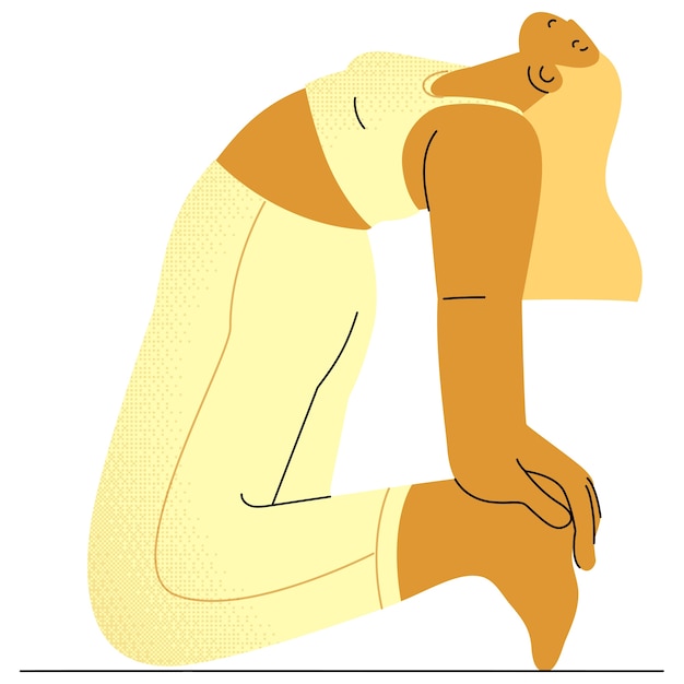 Miễn phí PSD vẽ tư thế yoga