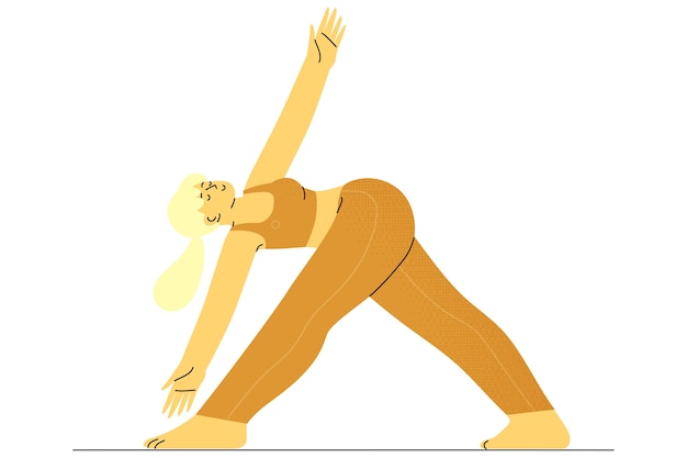 Miễn phí PSD vẽ tư thế yoga