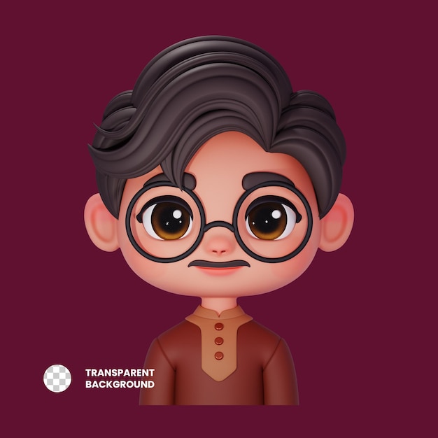 PSD 3d-avatar-mann