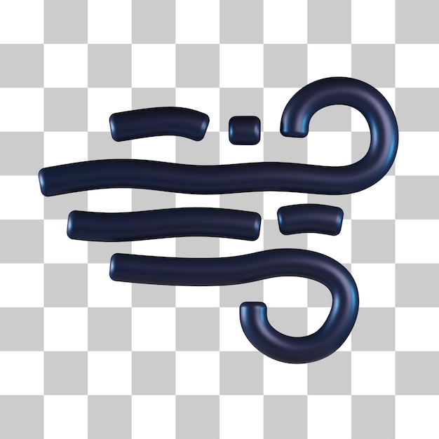 PSD 3d ikona větru