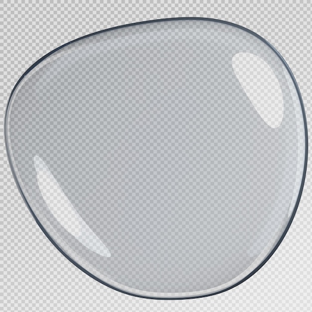 PSD 3d-rendering von wassertropfen isoliert