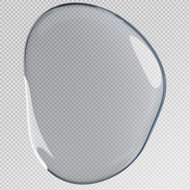 PSD 3d-rendering von wassertropfen isoliert