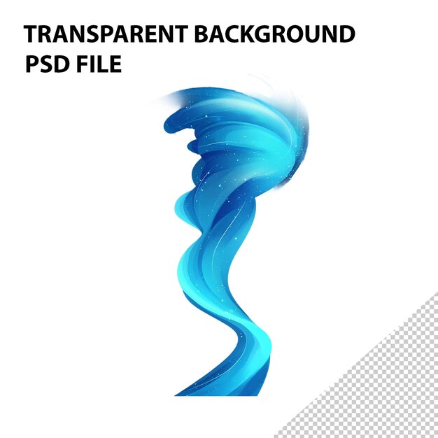 PSD abstracto flujo de ondas líquidas azules