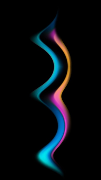 PSD abstracto olas de colores