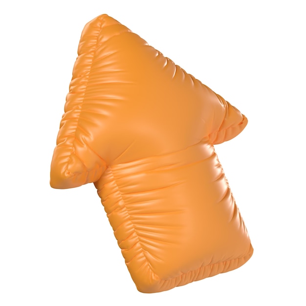 PSD abstraktes pfeil ballon-texturisches 3d-objekt