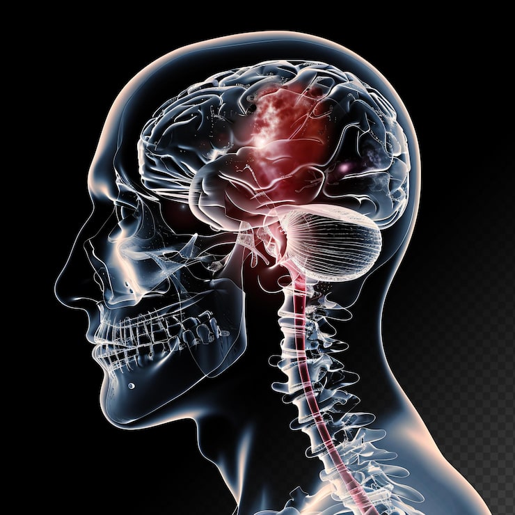 PSD anatomie lidského mozku