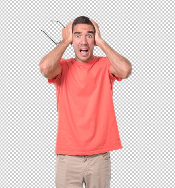 PSD angry young man geschrei