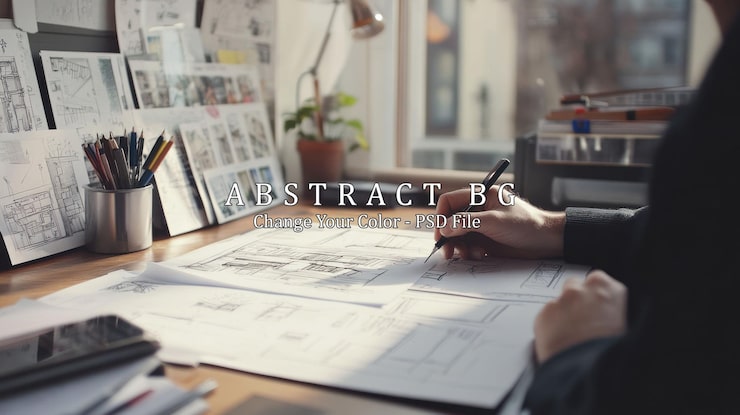 PSD architektische zeichnungen