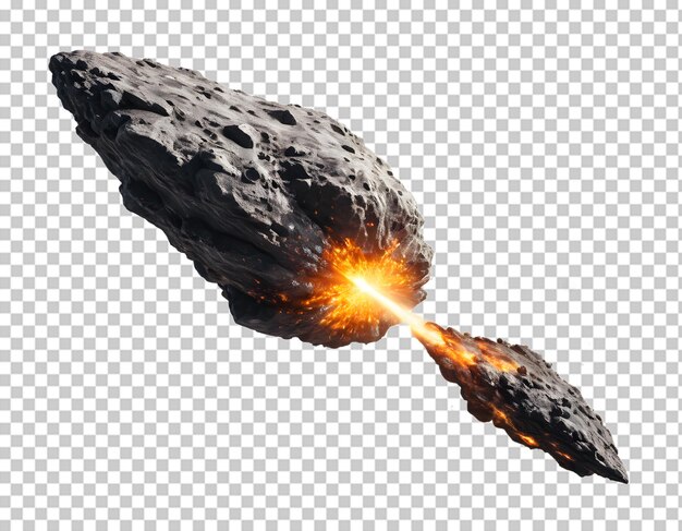 PSD asteroide atinge a terra com uma explosão dramática