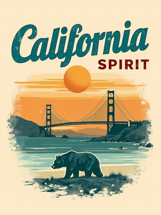 PSD el atardecer dorado de california