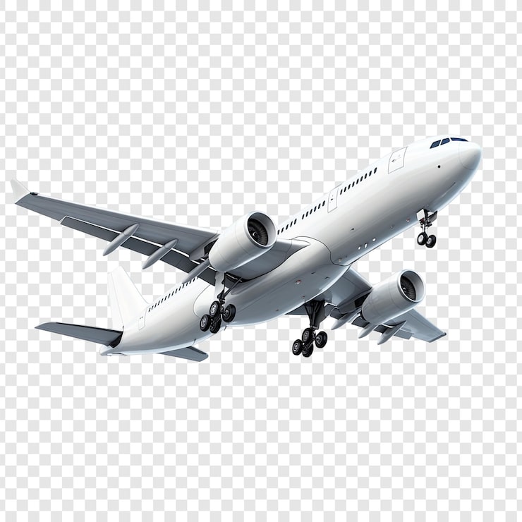 PSD un avion commercial au décollage