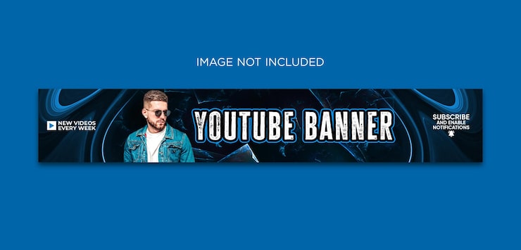 PSD banner profissional do youtube, capa do linkedin, mídia social, design de modelo psd