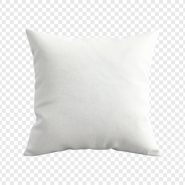 PSD bantal kotak putih lembut