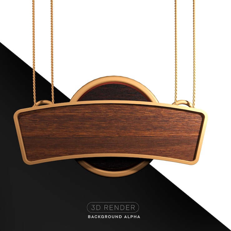 PSD base de madera con marco