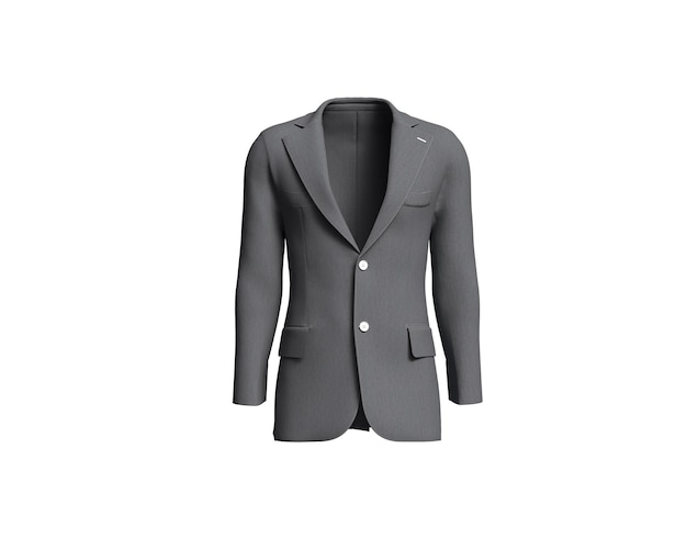 PSD blazer grigio da uomo casual