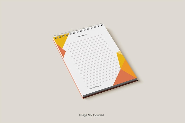 PSD bloc-notes mokeup