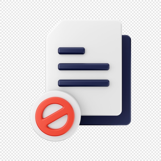 PSD blocco di documenti e file 3d