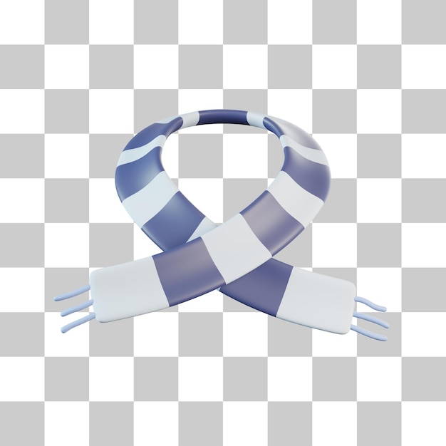 PSD bufanda, icono 3d
